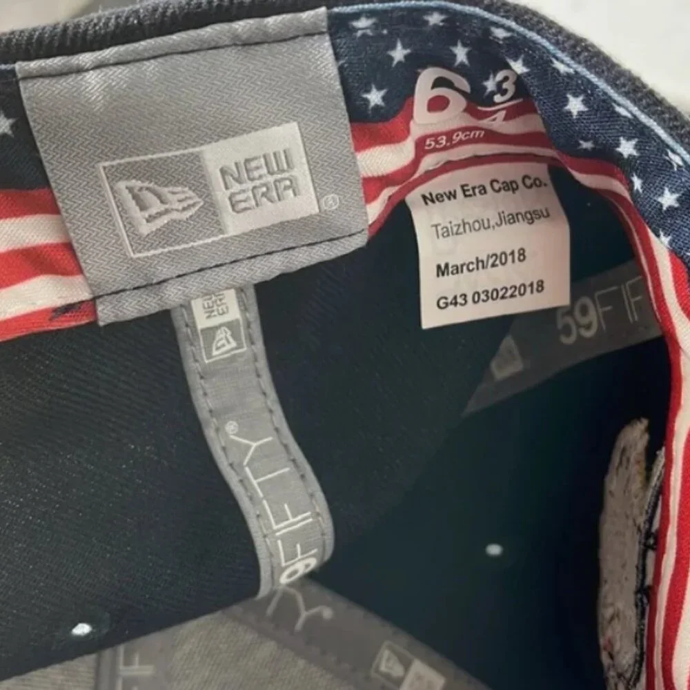 New York Yankees 4th Of July 59FIFTY special drop 2018 size 6 3/4 - Picture 5 of 5